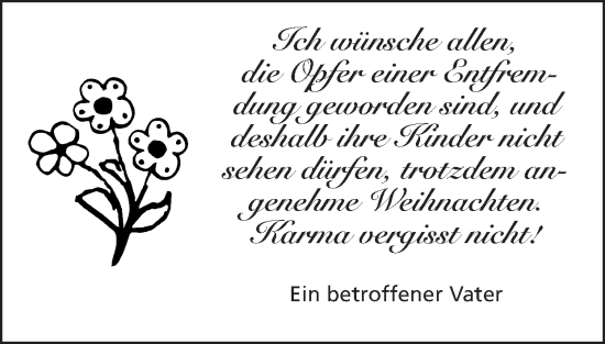 Glückwunschanzeige von Weihnachtsgrüße  von Zeitung am Sonntag