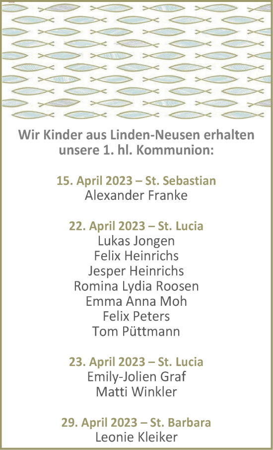 Glückwunschanzeige von Herzlichen Glückwunsch  von Zeitung am Sonntag