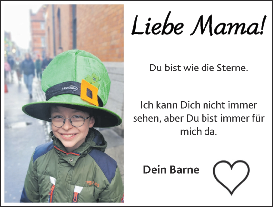Glückwunschanzeige von Liebe Mama!  von Zeitung am Sonntag