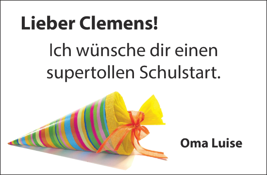 Glückwunschanzeige von Clemens  von Aachener Zeitung