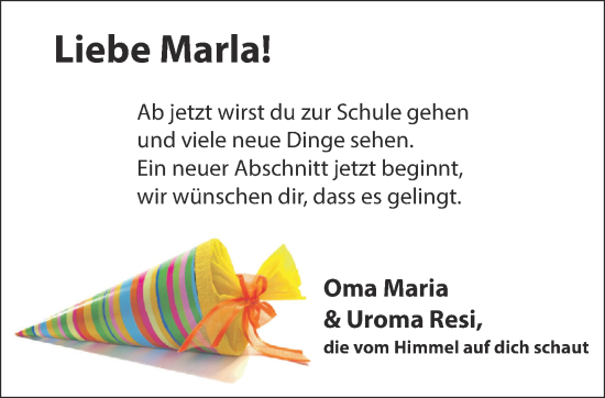 Glückwunschanzeige von Marla  von Aachener Zeitung
