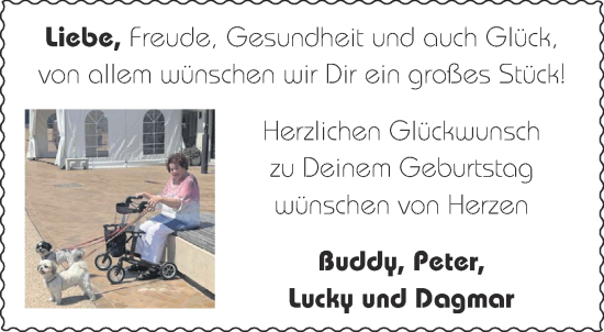 Glückwunschanzeige von Herzlichen Glückwunsch  von Aachener Zeitung