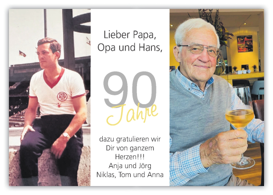 Glückwunschanzeige von Hans  von Aachener Zeitung