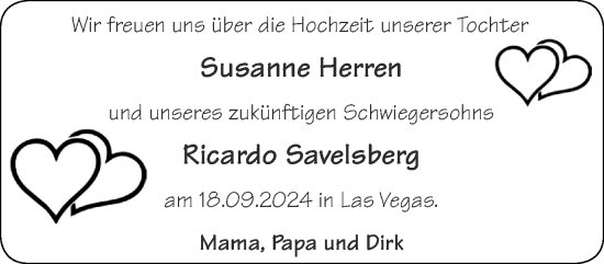 Glückwunschanzeige von Susanne Herren von Aachener Zeitung