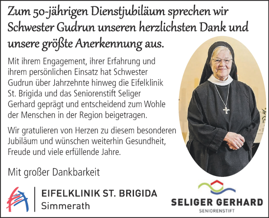 Glückwunschanzeige von Guddrun  von Zeitung am Sonntag