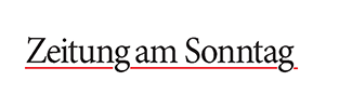 Zeitung am Sonntag